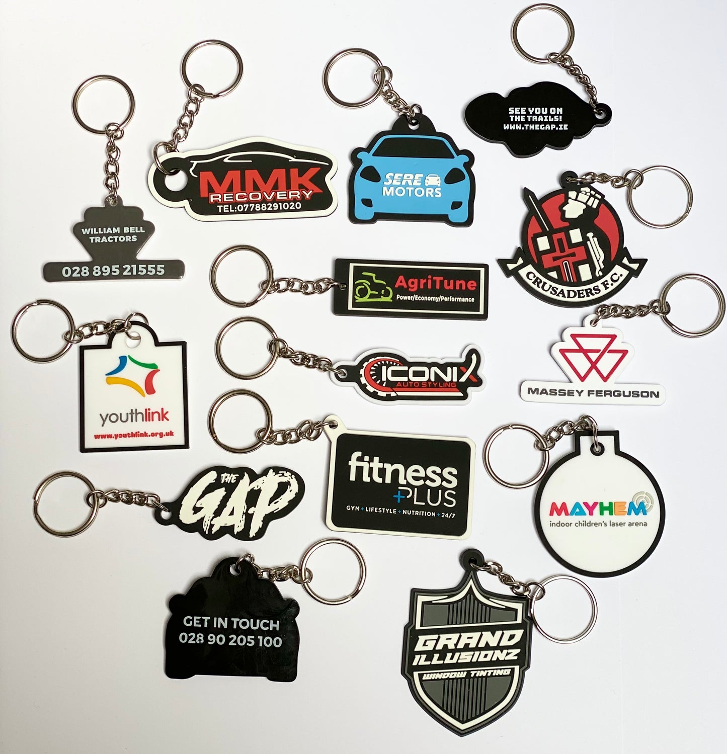 Custom Shape 3D Keyring's