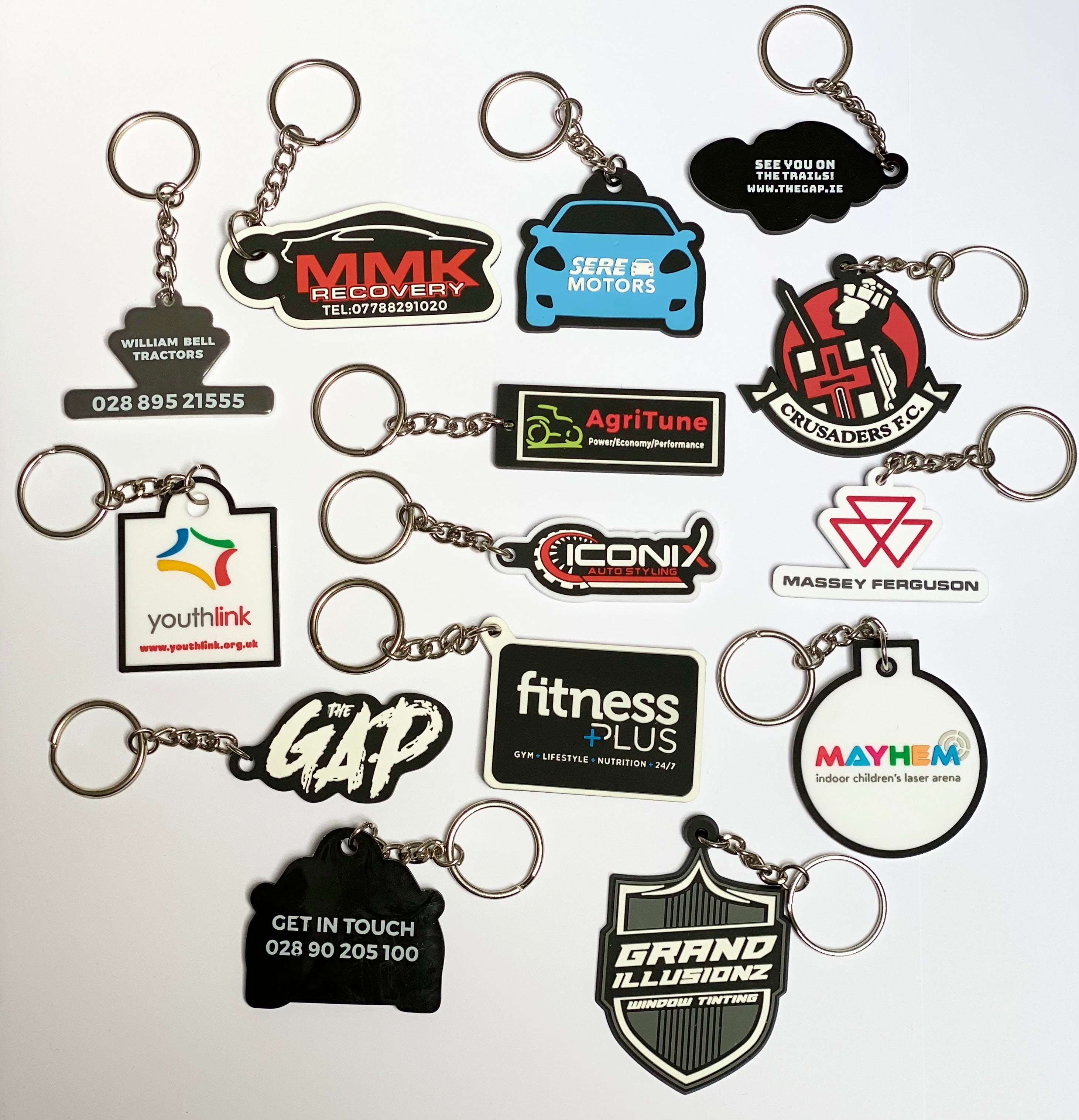 Custom Shape 3D Keyring's – Bay Print
